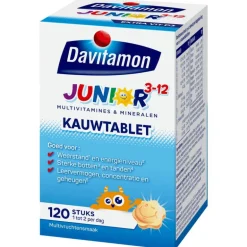 Davitamon Junior 3+ Kauwvitamines Multifruit