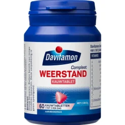 Davitamon Kauw Aardbei 60 NL