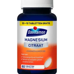 Davitamon Magnesium Citraat Tabletten 50+10 stuks
