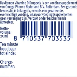 Davitamon Vitamine D Olie 25 ML