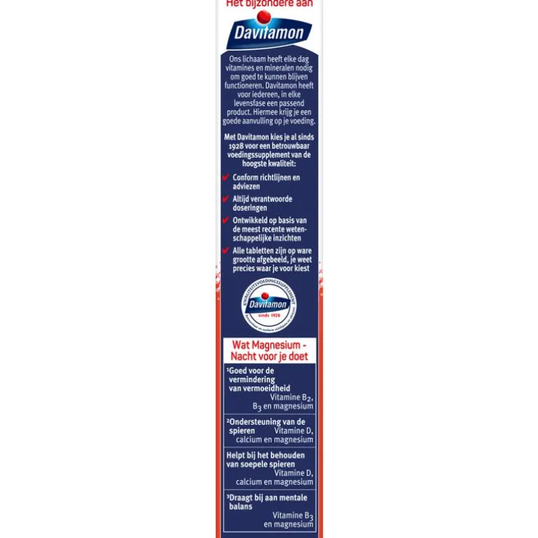 Davitamon Voor De Nacht Magnesium Tabletten