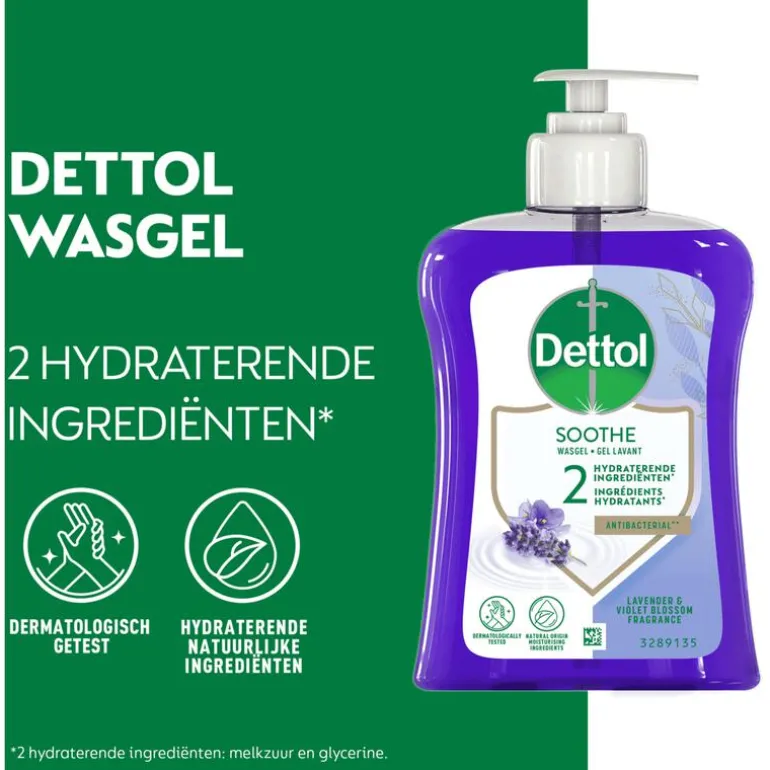 Dettol Antibacterieel Verzachtend Lavendel Handzeep 250 ML