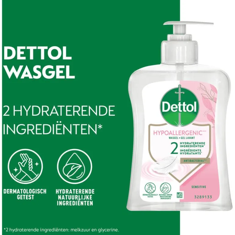 Dettol Hypoallergenic Sensitive Handzeep - 250 ML