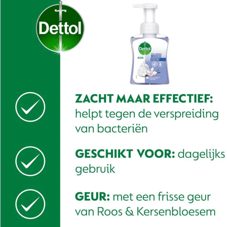 Dettol Touch of Foam Vanilla & Orchid Handzeep 250 ML