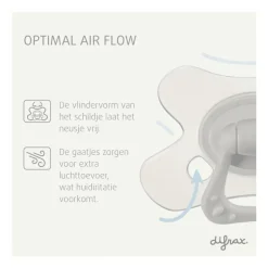 Difrax Fopspeen Natural 6+ M Glow In The Dark
