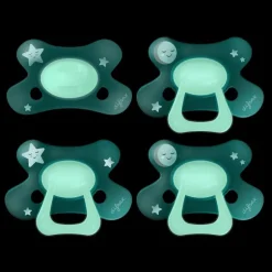 Difrax Fopspeen Natural 6+ M Glow In The Dark