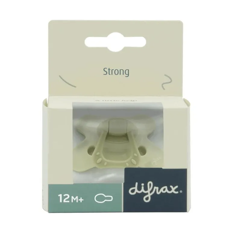 Difrax Fopspeen Naturel Lime Emerald 12 Maanden