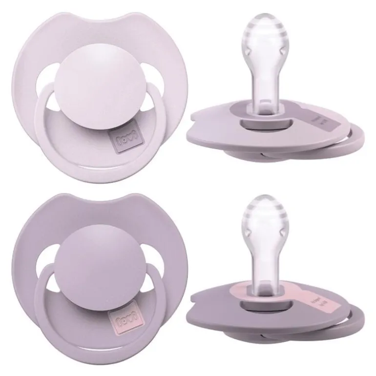 Difrax LOVI Prime Fopspeen Lilac/Violet6-18 maanden
