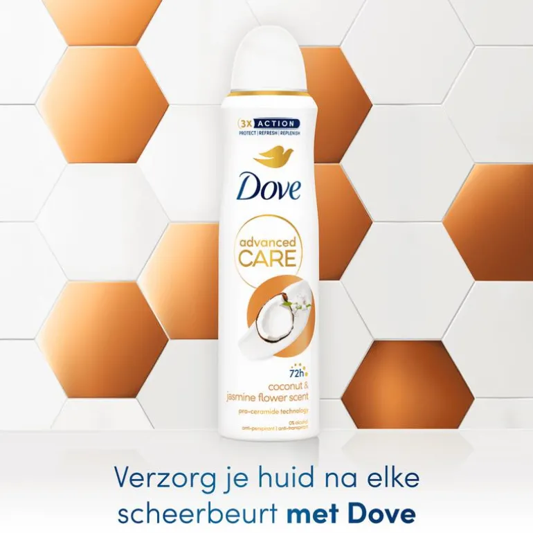 Dove Advanced Care Coconut & Jasmine Flower Anti-Transpirant Deodorant Spray 150 ML