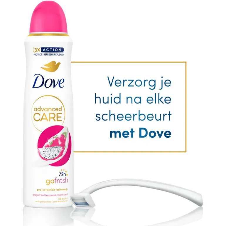 Dove Advanced Care Dragon Fruit & Coconut Cream Deodorant Spray 150 ML
