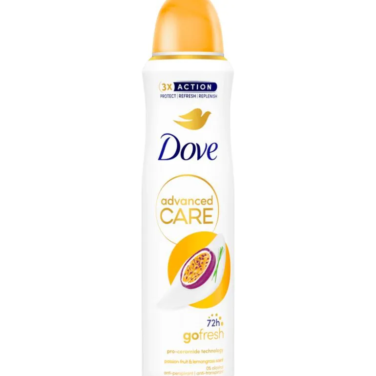 Dove Advanced Care Go Fresh Passion Fruit Anti-Transpirant Deodorant Spray 150 ML