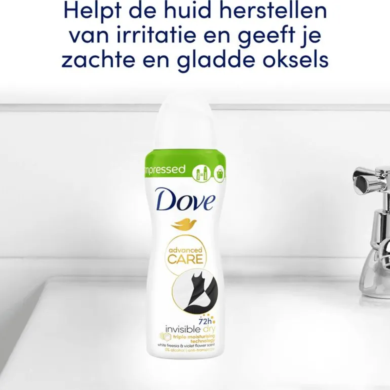 Dove Advanced Care Invisible Dry Anti-Transpirant Deodorant Spray 100 ML