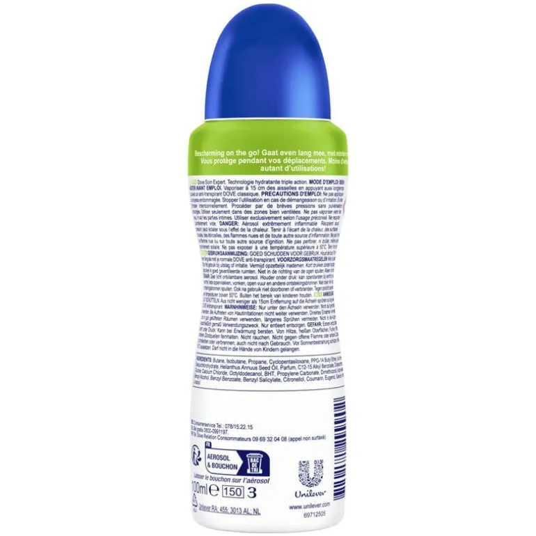 Dove Advanced Care Original Anti-Transpirant Deodorant Spray 100 ML