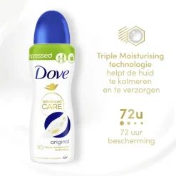 Dove Advanced Care Original Anti-Transpirant Deodorant Spray 100 ML