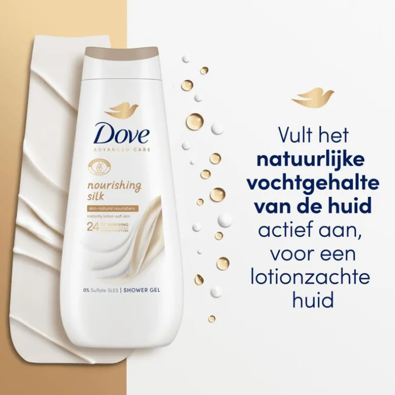 Dove Advanced Care Showergel Nourishing Silk 400 ML