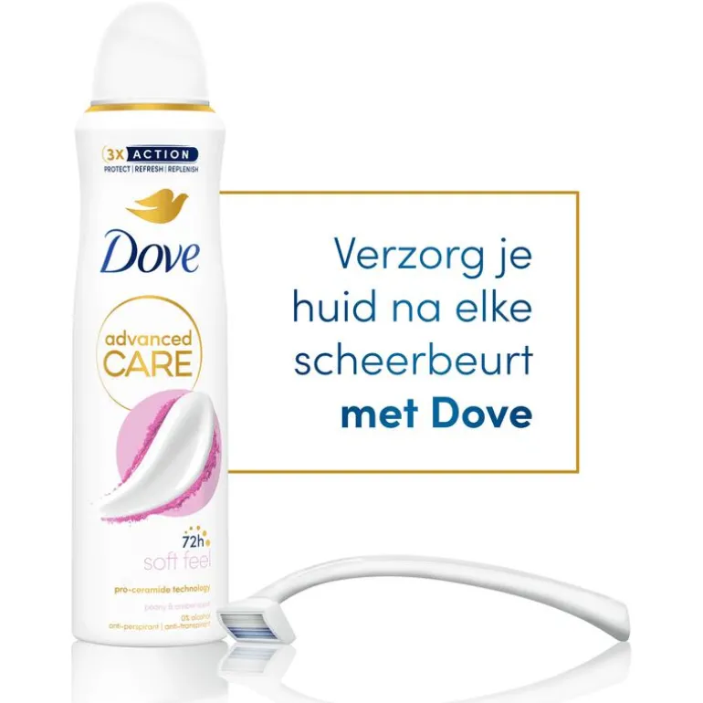 Dove Advanced Care Soft Feel Anti-Transpirant Deodorant Spray 150 ML