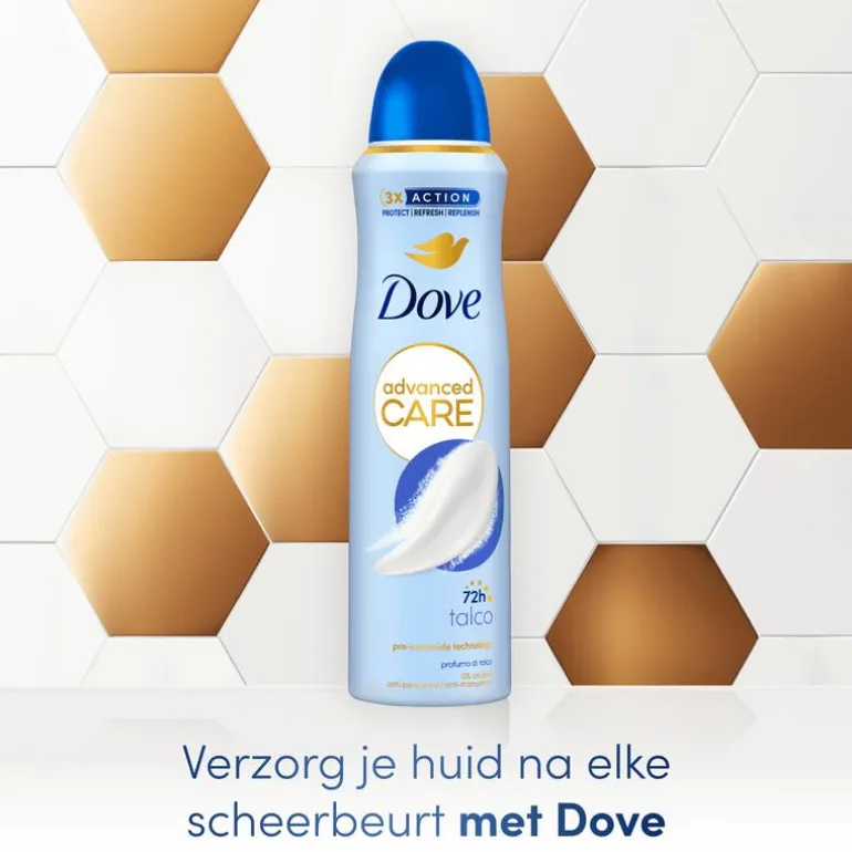 Dove Advanced Care Talco Anti-Transpirant Deodorant Spray 150 ML