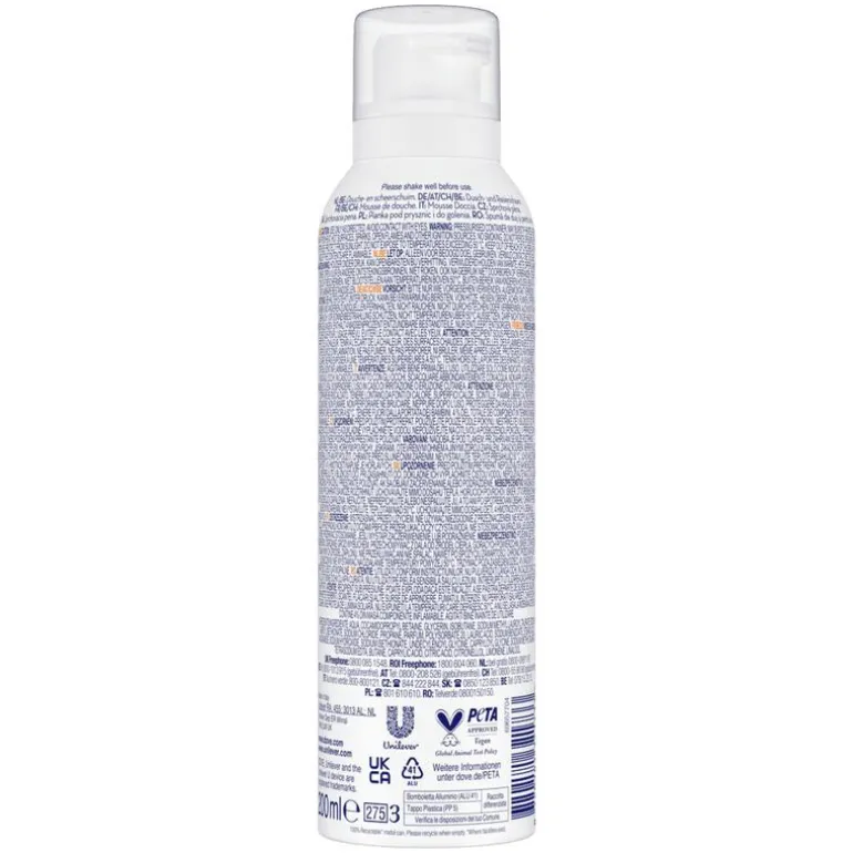 Dove Bath Therapy Glow Douche- & Scheerschuim 200 ml