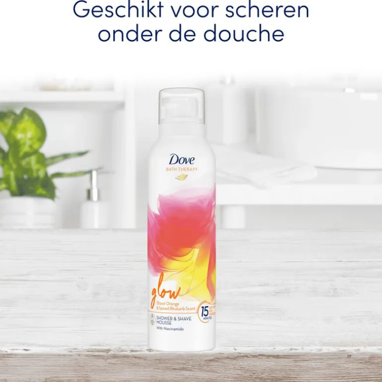 Dove Bath Therapy Glow Douche- & Scheerschuim 200 ml