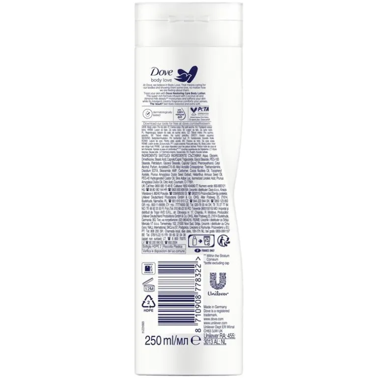Dove Body Love Restoring Care Bodylotion 250 ML