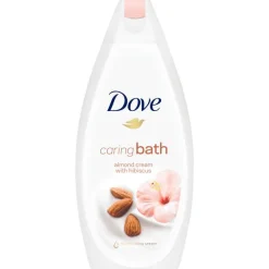 Dove Caring Bath Amandelmelk & Hibiscus Badcrème 450 ml