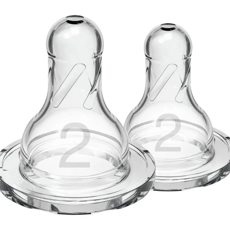 Dr. Brown’s Flesspeen 3+ Maanden Fase 2 Smalle Halsfles 2 stuks