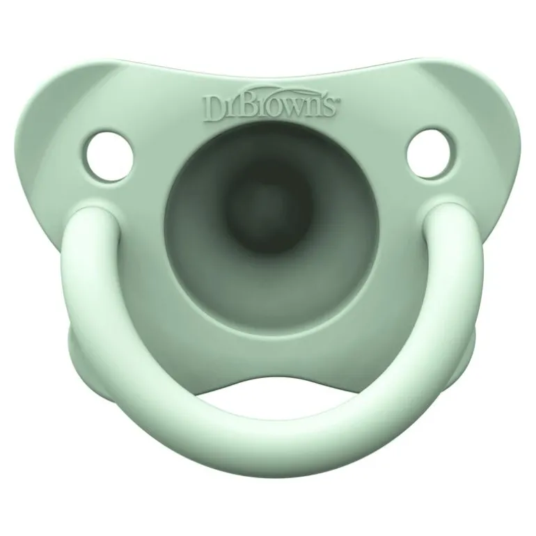 Dr. Brown's HappyPacci Fopspeen Blauw & Groen 2 stuks
