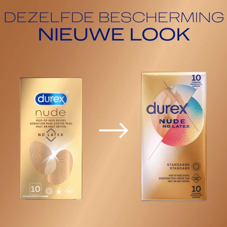 Durex Condooms Nude Latexvrij 10 stuks