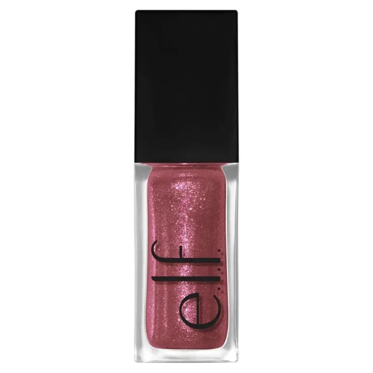 e.l.f. Glow Reviver Lip Oil Glimmer Divine Wine