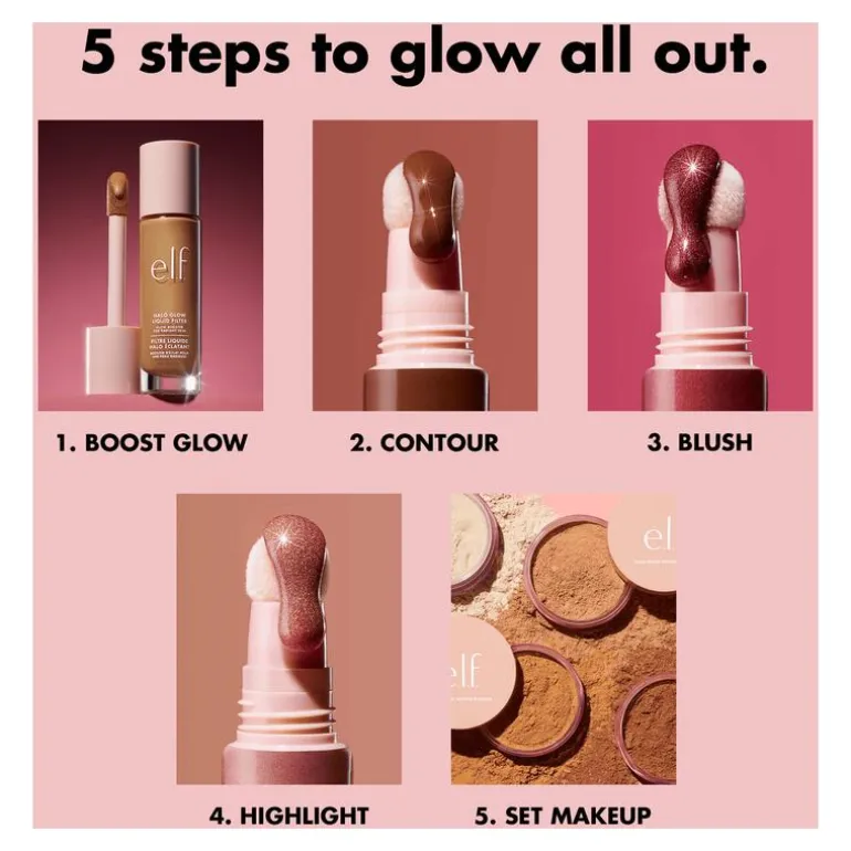e.l.f. Halo Glow Contour Beauty Wand Light/Medium