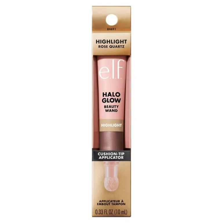 e.l.f. Halo Glow Highlight Beauty Wand Rose Quartz