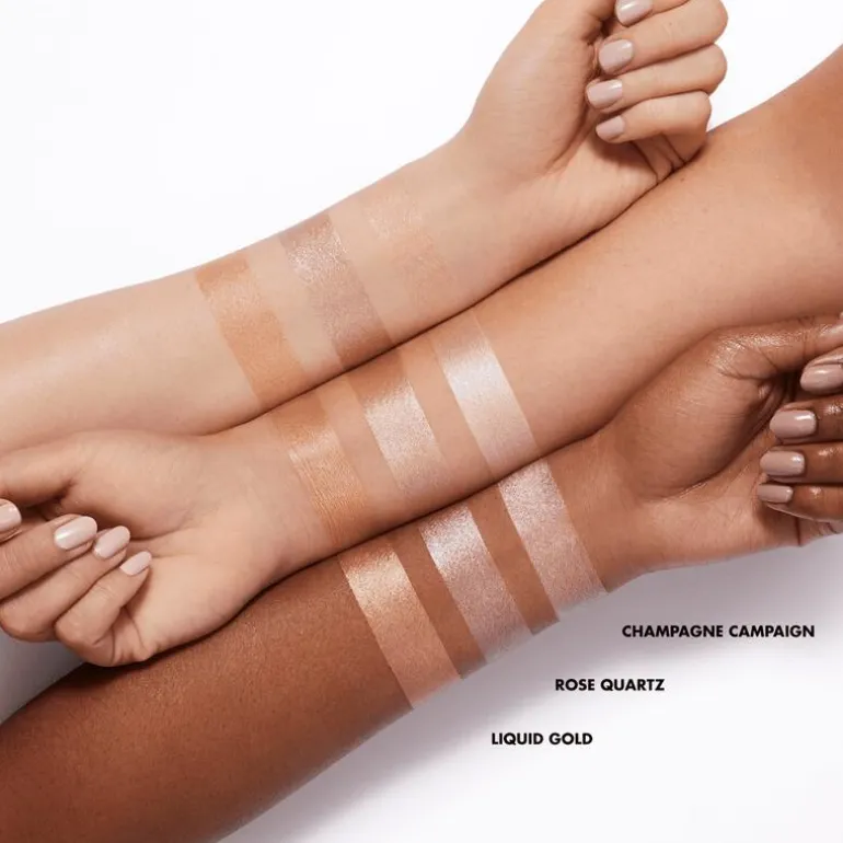 e.l.f. Halo Glow Highlight Beauty Wand Champagne Campaign