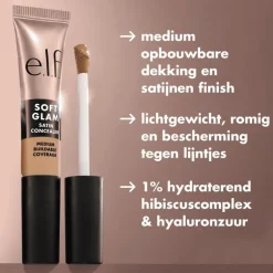 e.l.f. Soft Glam Satin Concealer 31 Medium Neutral
