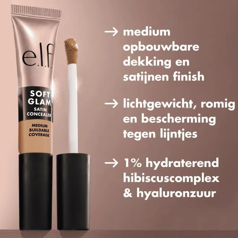 e.l.f. Soft Glam Satin Concealer 31 Medium Neutral