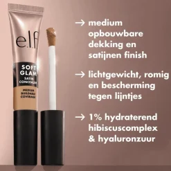 e.l.f. Soft Glam Satin Concealer 30 Medium Warm