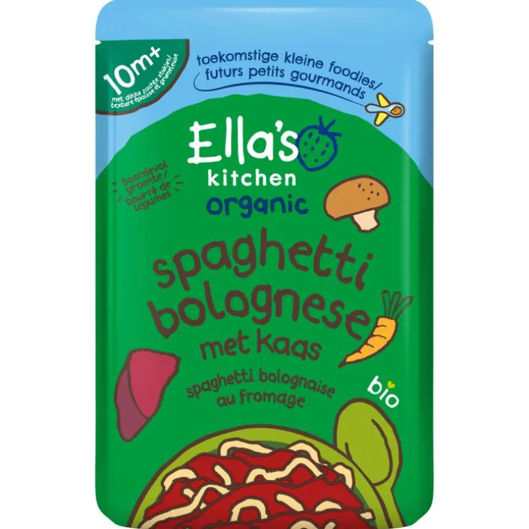Ella's Kitchen Bio Spaghetti Bolognese + Kaas 190g 10+