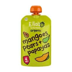 Ella's Kitchen Mango's Peren Papaya's Bio Knijpfruit 4+ Maanden 120 GR