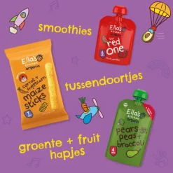 Ella's Kitchen Zoete Aardappel Pompoen Bes Bio Knijpfruit 4+ Maanden 120 GR