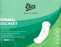 Etos Daily Care Normal Discreet incontinentie verband 12 stuks