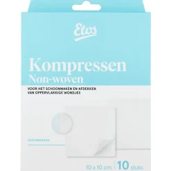 Etos Gaaskompressen 10 x 10 CM 10 stuks