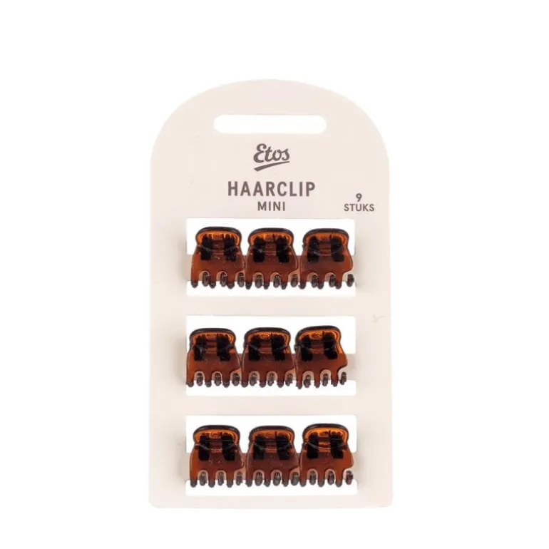 Etos Haarklem Mini Bruin 9St