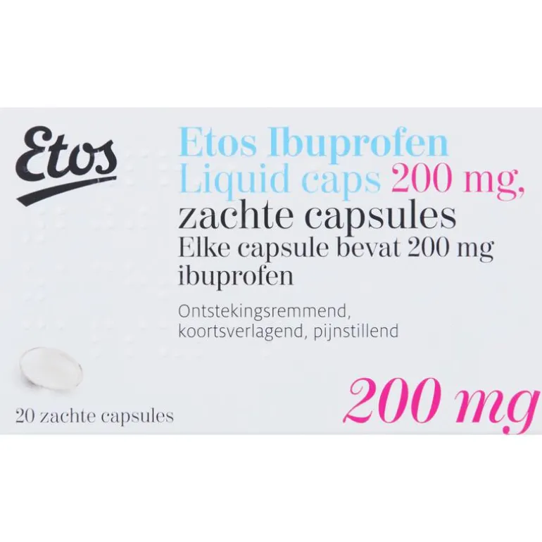 Etos Ibuprofen 200 mg Liquid Caps