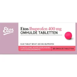 Etos Ibuprofen 400 mg Omhulde Tabletten