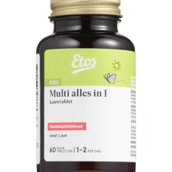 Etos Kids Multi Kauwtabletten Frambozensmaak 60 tabletten