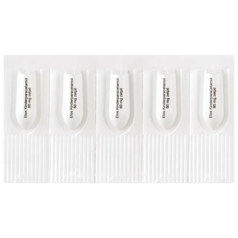 Etos Kinderparacetamol 60 mg Zetpil