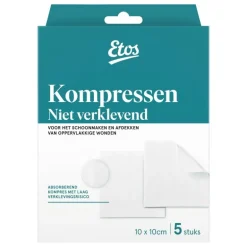 Etos Kompres Niet-Klevend 10 x 10 CM 5 stuks