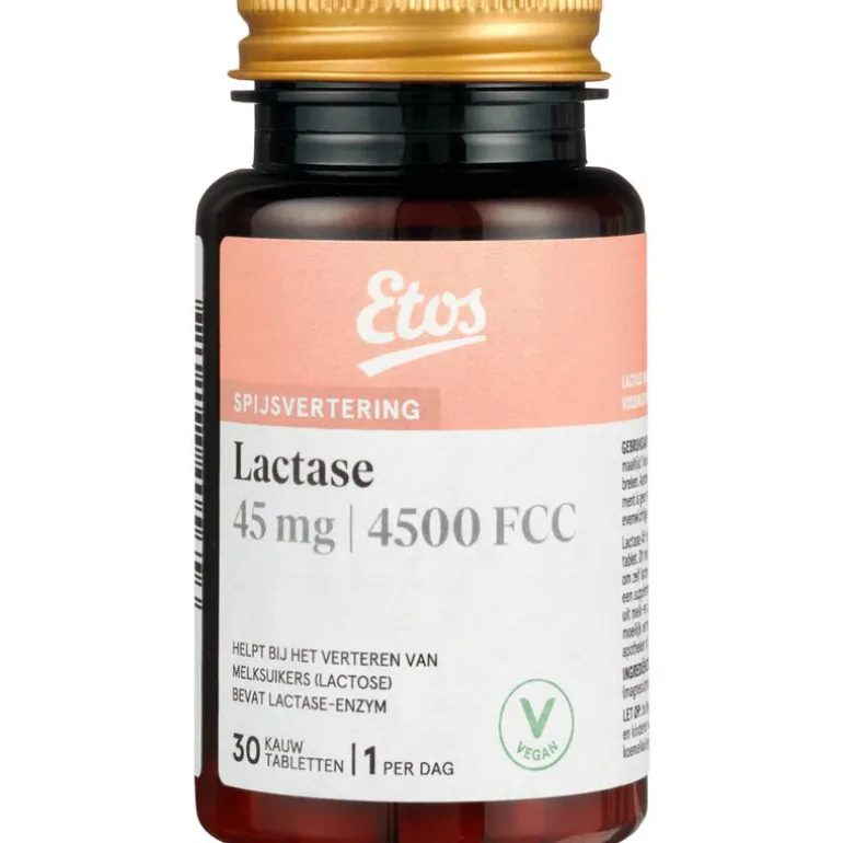 Etos Lactasetolerantie 4500 30 kauwtabletten