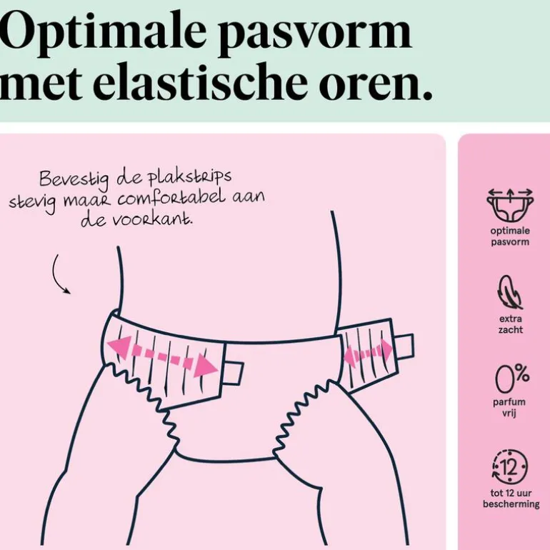Etos Luiers Midi Maat 3 6-10 kg Value Pack 58 stuks