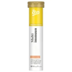 Etos Multi Immuun Bruistablet Mandarijnsmaak 20 tabletten