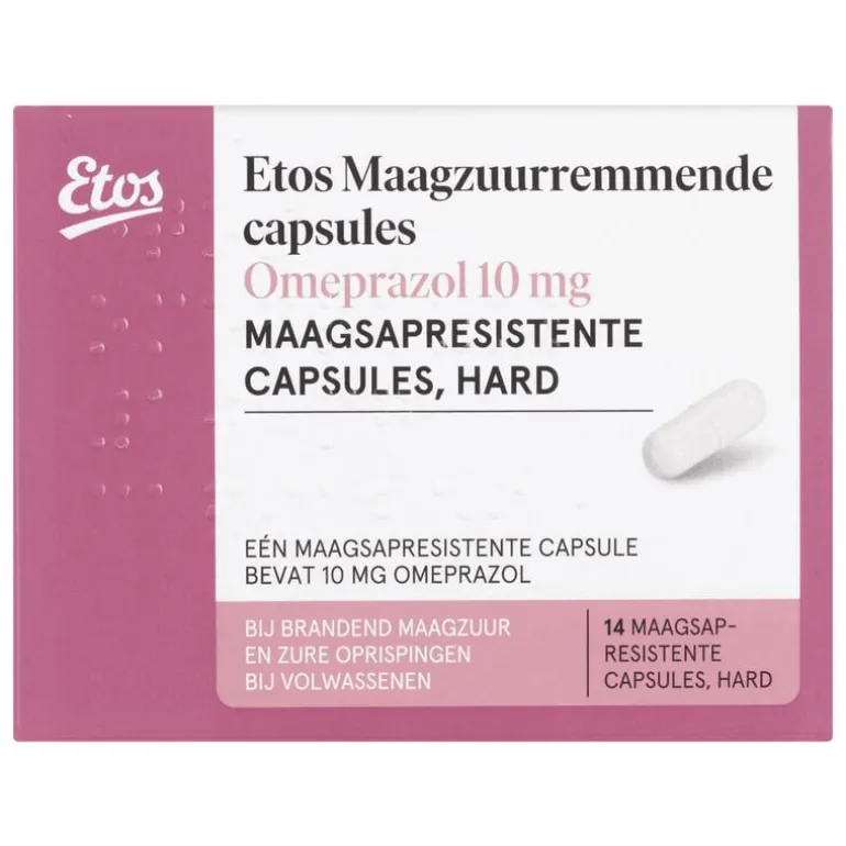 Etos Omeprazol 10 MG Maagzuurremmende Capsules